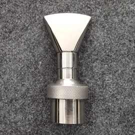 304不锈钢扁嘴喷头 内螺纹连接扇形喷头 园林景观鸭嘴喷头供应