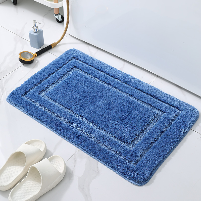 Thickened Microfiber New Absorbent Bathroom Bathroom Water-Absorbing Non-Slip Mat Kitchen Floor Mat Door Mat