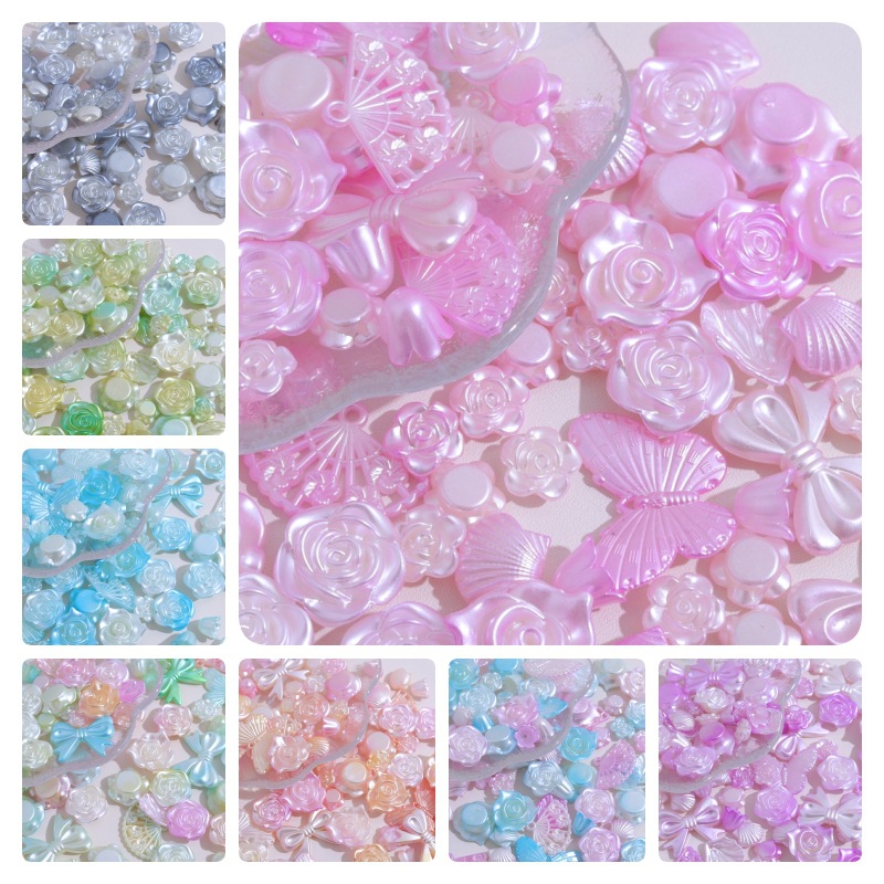 fantasy baroque mixed sweet diy cream glue phone case headdress hairpin ornament resin accessories wholesale