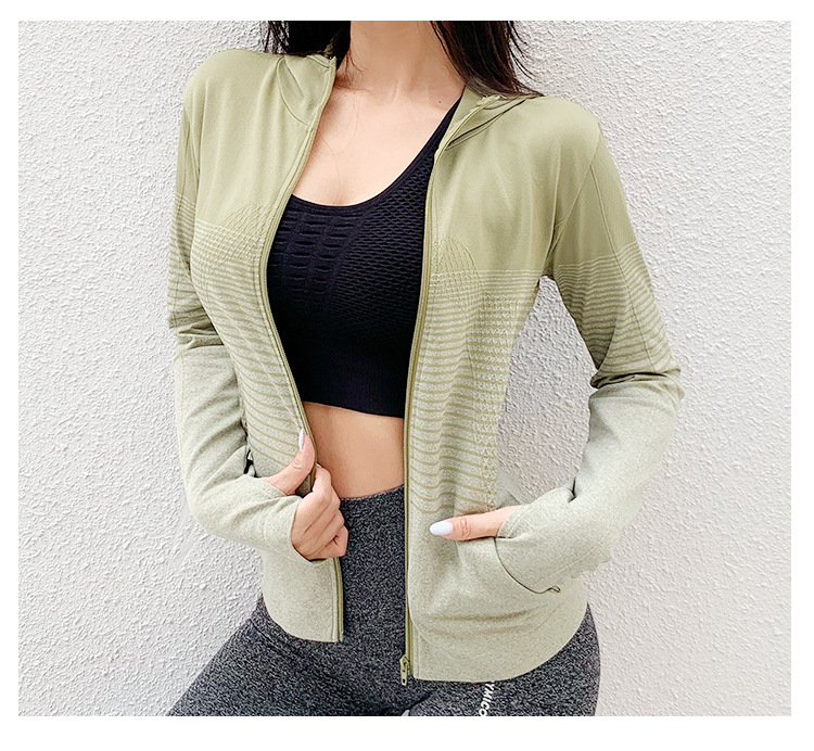 Sports Yoga Jacket Women Hooded Zipper Fitness Clothes Training Gym Long Sleeve Tops Thin Running Outerwear Autumn Winter Sports Yoga Jacket Women Hooded Zipper Fitness Clothes Training Gym Long Sleeve Tops Thin Running Outerwear Autumn Winter