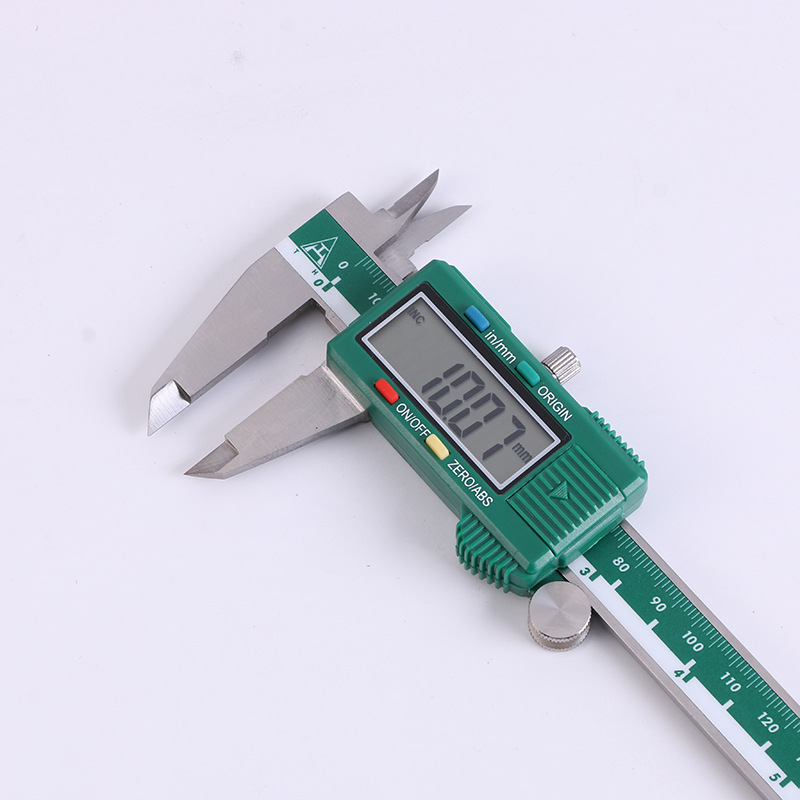 通和绿色abs工业款卡尺 0-150/200/300mm数显游标卡尺oem定制批发
