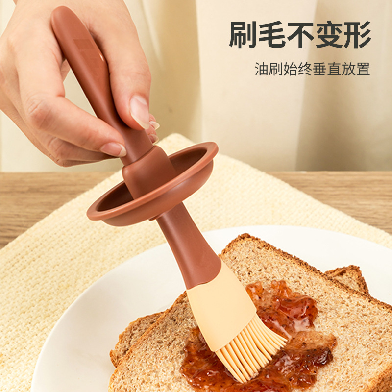 Oil Brush Oil Brush Barbecue Silicone Kitchen Baking High Temperature Resistant Seasoning Food Grade Complementary Food Sauce Pancake Tool Pen