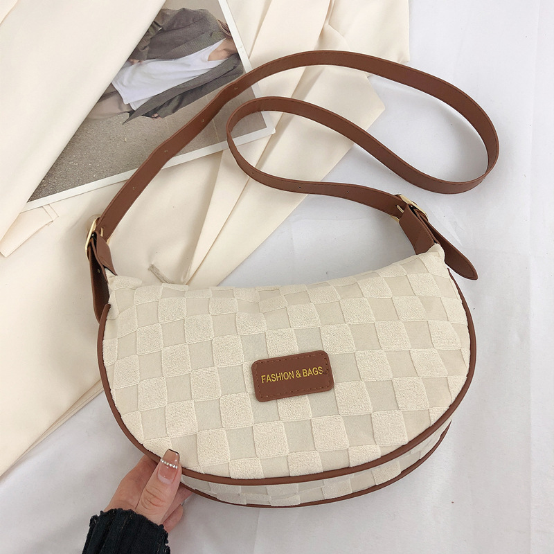 Fall Soft Bag Women's Bag 2022 New Fashionable Stylish Shoulder Bag Dumpling Bag Trendy Simple Messenger Bag Women's Small