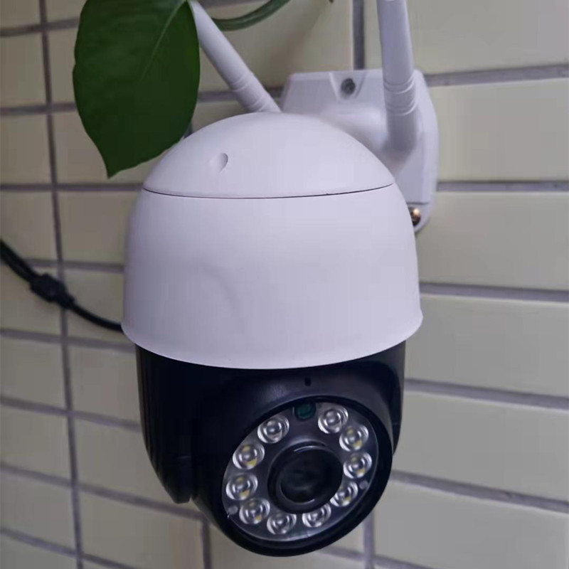现货包邮高清看家护院wifi摄像头 喇叭喊话胶壳防水4g太阳能监控