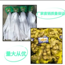 厂家直供批发生姜大蒜带标密目高压网兜超市分装专用