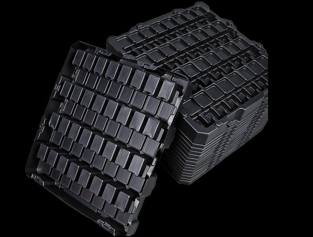 ps防静电pcba吸塑托盘 流水线周转盒吸 pet防静电电子吸塑托盘