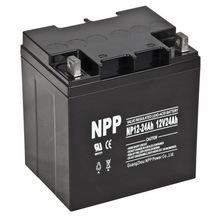 NPP耐普12v24ah蓄电池NP24-12电工电气储能蓄电池铅酸免维护电池