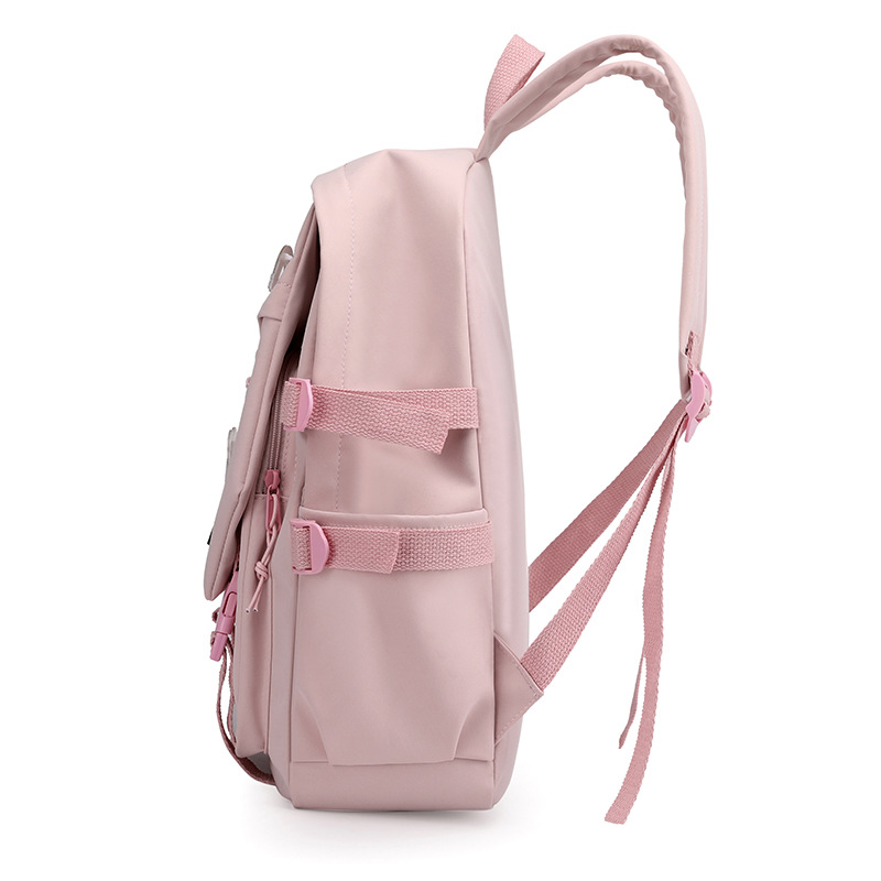 ins schoolbag female Japanese retro graffiti color backpacks Korean junior/senior high school backpack small fresh art bag 3 Application Scenario