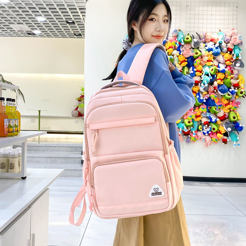2023 Autumn and Winter New Casual Backpack Korean Style Versatile College Students Bag Fashion Trend High School Student Backpack