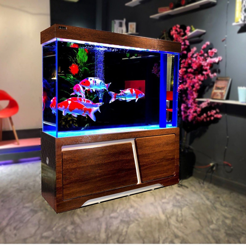 y1超白玻璃下过滤落地式生态鱼缸龙鱼缸水族箱-阿里巴巴