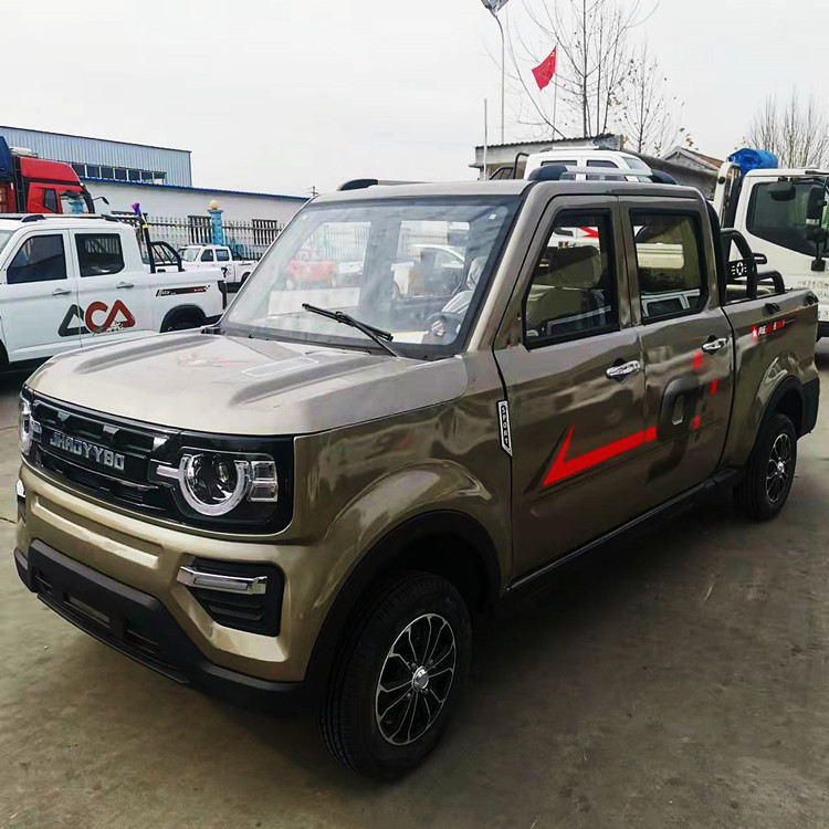 新能源农用商用带斗电瓶车 大功率电动四轮皮卡车山区载人载货车