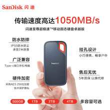 闪迪（SanDisk） Type-C接口NVMe高速SSD移动固态硬盘E61存储USB3
