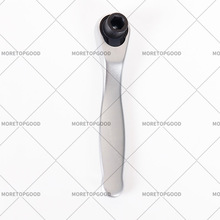 多功能棘轮扳手 批头款迷你小弯柄扳手 汽修快速脱落省力扳手
