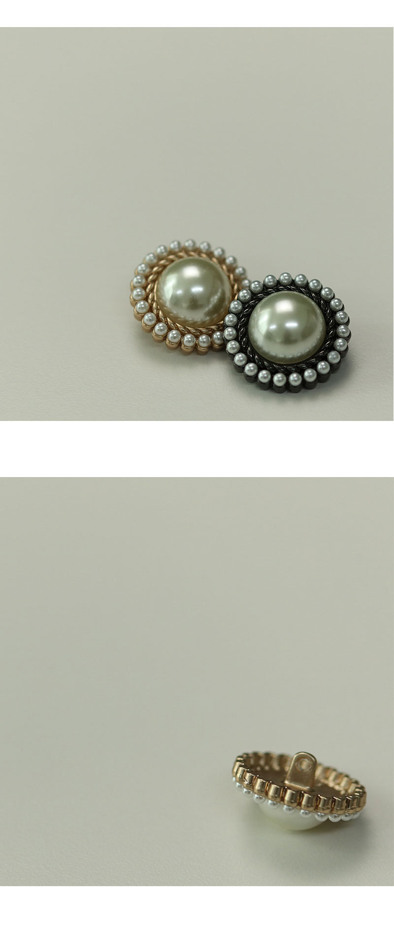 珍珠纽扣扣子金属扣金色扣小香欧美风扣外套毛呢扣女上衣毛衣毛呢