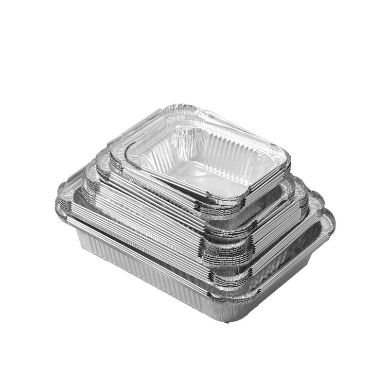 Air Fryer Special Tin Tray Household Barbecue Aluminum Foil Plate Baking Oven Dascillidae Fan Bowl High Temperature Resistant Square