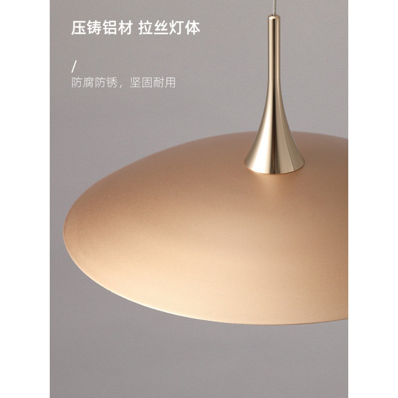 Italian Flying Saucer Light Luxury Chandelier Modern Minimalist Lamps Creative Art Restaurant Bedside B & B Clothing Store Chandelier