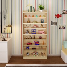 实木儿童书架落地全实木书柜家用简易置物柜绘本架省空间教室批发