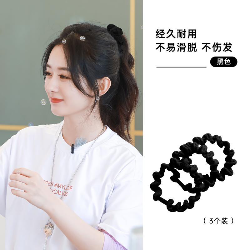 Women's High-Grade Hair Rope Rubber Band Hair Tie Girls 2022 New High Ponytail Hair Ring