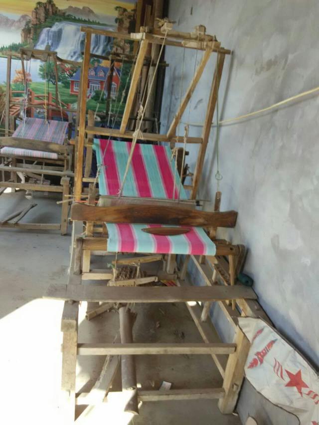 老式手工织布机影视道具摆件农村民俗老物件古董木艺木雕老物件