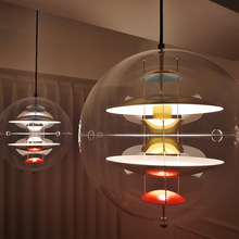 丹麦个性餐桌吊灯球形星球灯装饰北欧咖啡厅茶餐厅吧台设计师吊灯