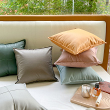 BX62科技布抱枕轻奢客厅沙发靠垫抱枕套不含芯床头皮靠枕大靠背垫