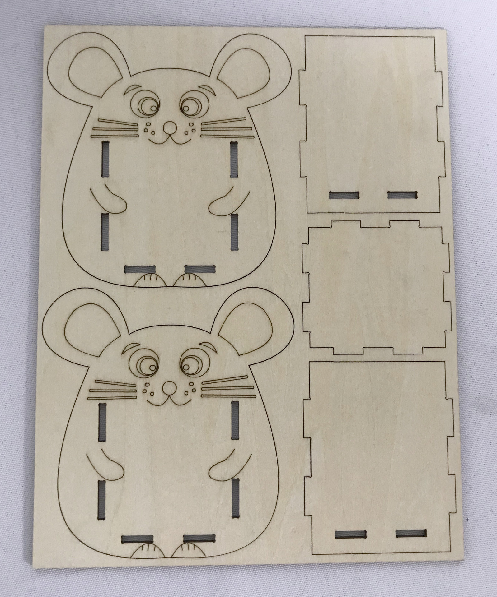 激光切割木板模型打印雕刻椴木密度板亚克力卡纸建筑环艺3d模型