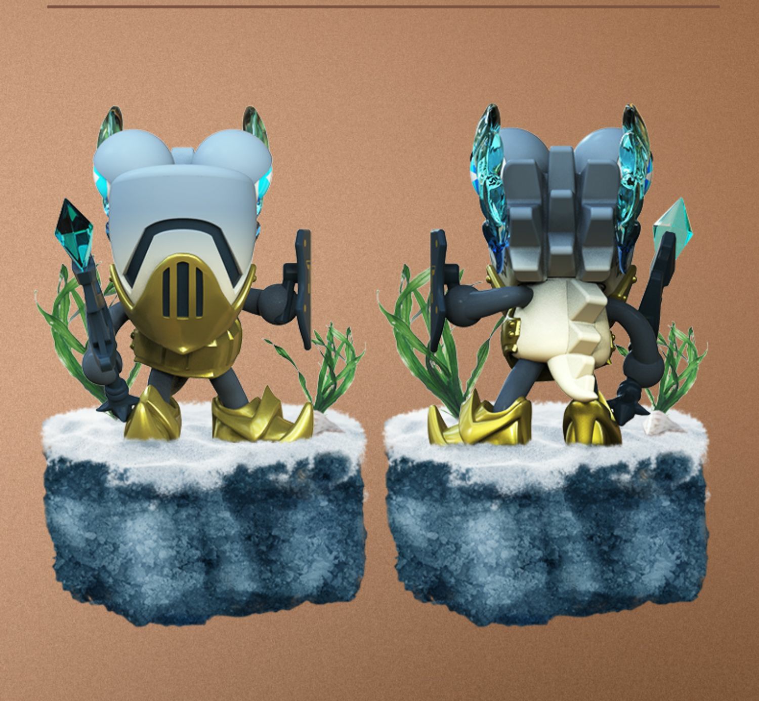 现货正版lamtoys变色龙系列梦想新大陆盲盒潮玩手办炫酷摆件男生