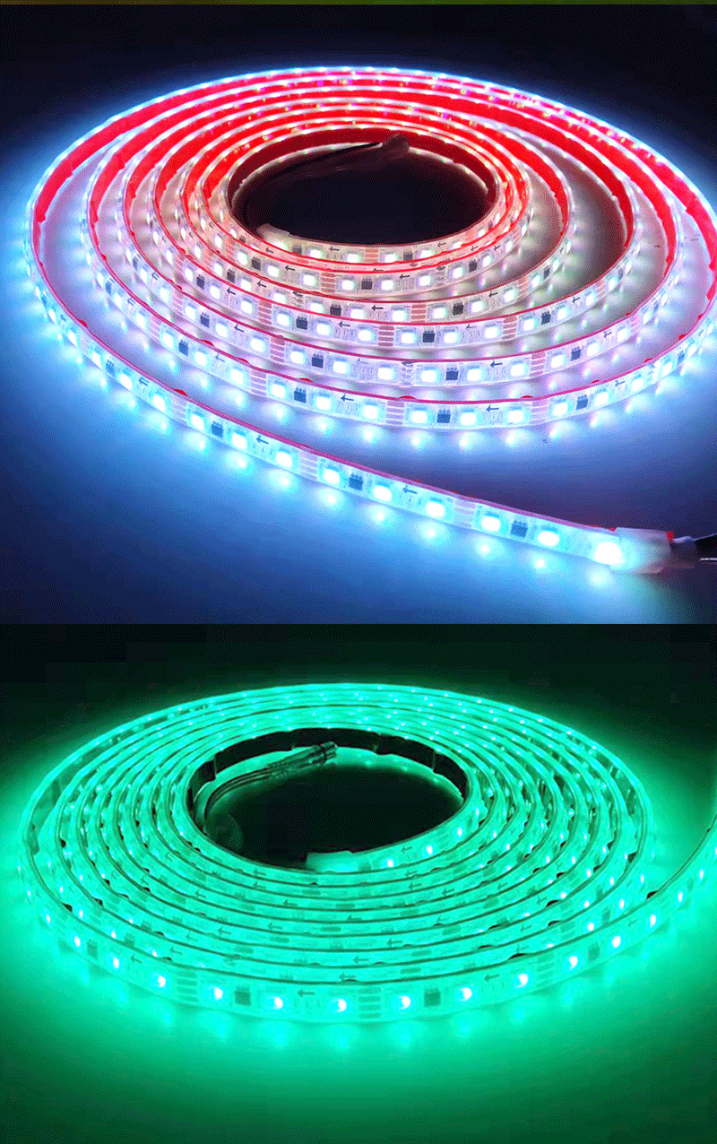 24v跑马灯带户外防水工程款水池娱乐场所酒吧ktv幻彩流水灯条批发