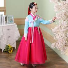 新款儿童女童韩服女宝宝童装朝鲜族演出服装韩国小孩传统古装套装