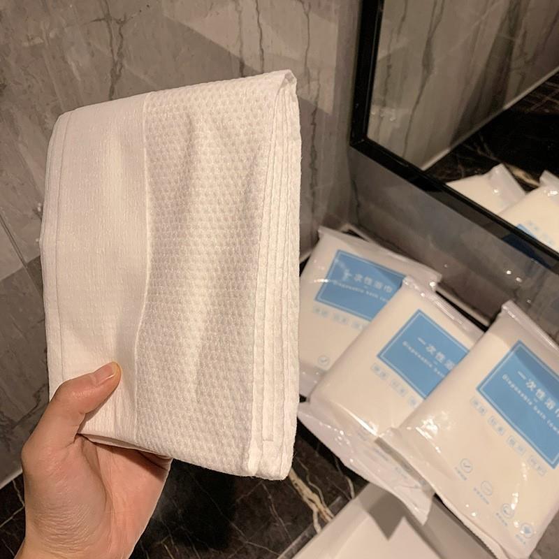 一次性浴巾旅行压缩加大加厚单独包装女洗澡大人吸水裹巾纯棉速干