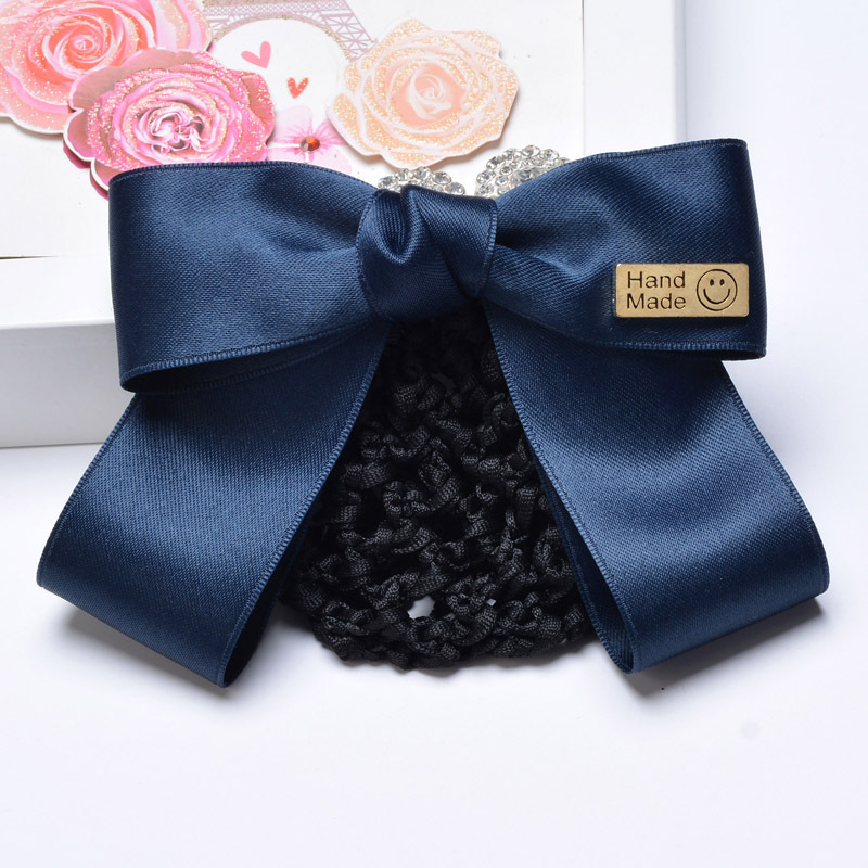 High-End Headdress Flower Female Professional Bank Hotel Property School Nurse Working Wear Hair Accessories Barrettes Hair Net Wholesale