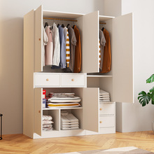 小户型衣柜现代简约家用卧室收纳储物柜子简易组装出租房用挂衣橱