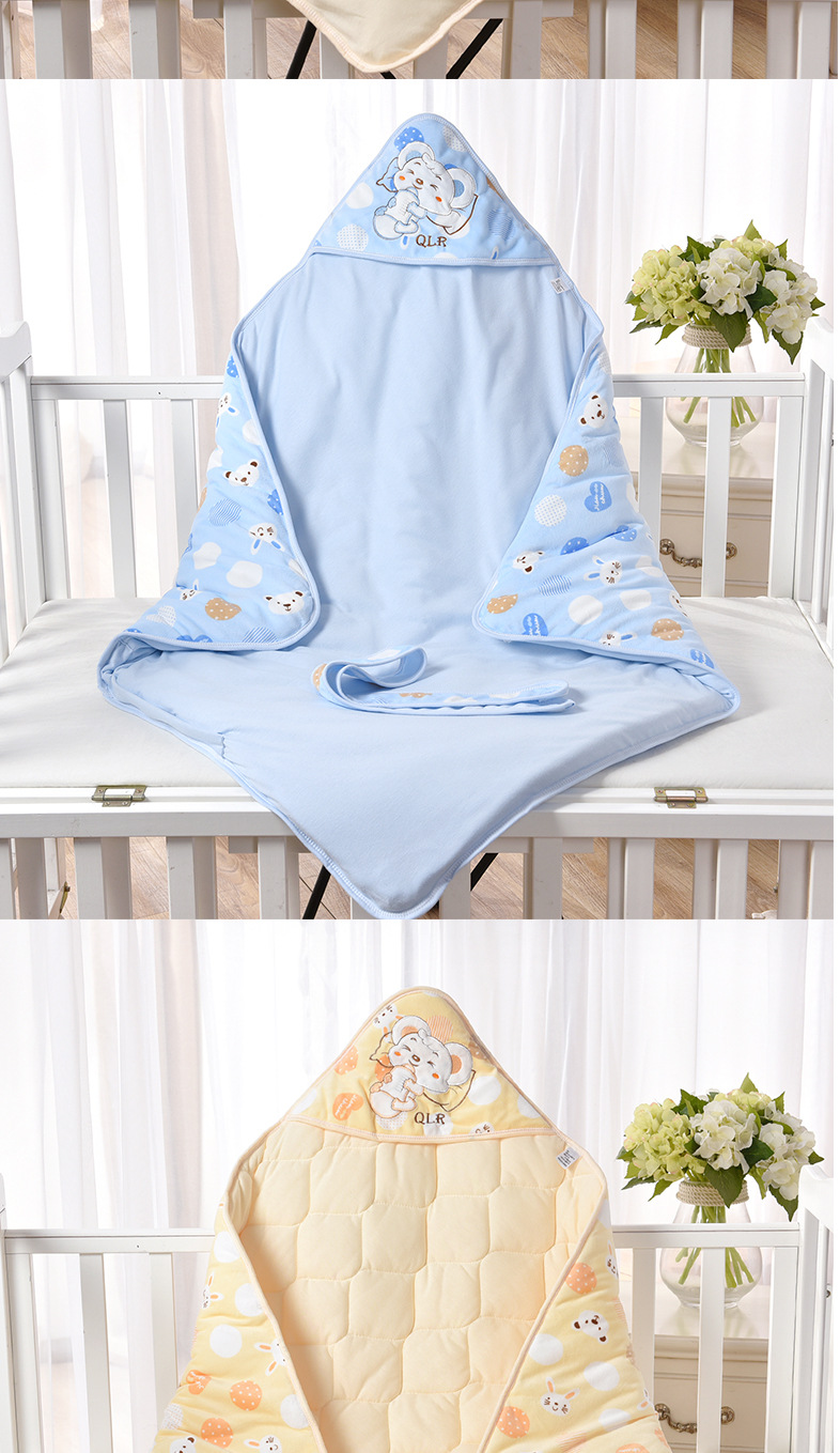 婴儿抱被春秋棉新生儿小包被两用包裹秋冬初生宝宝冬季加厚被子