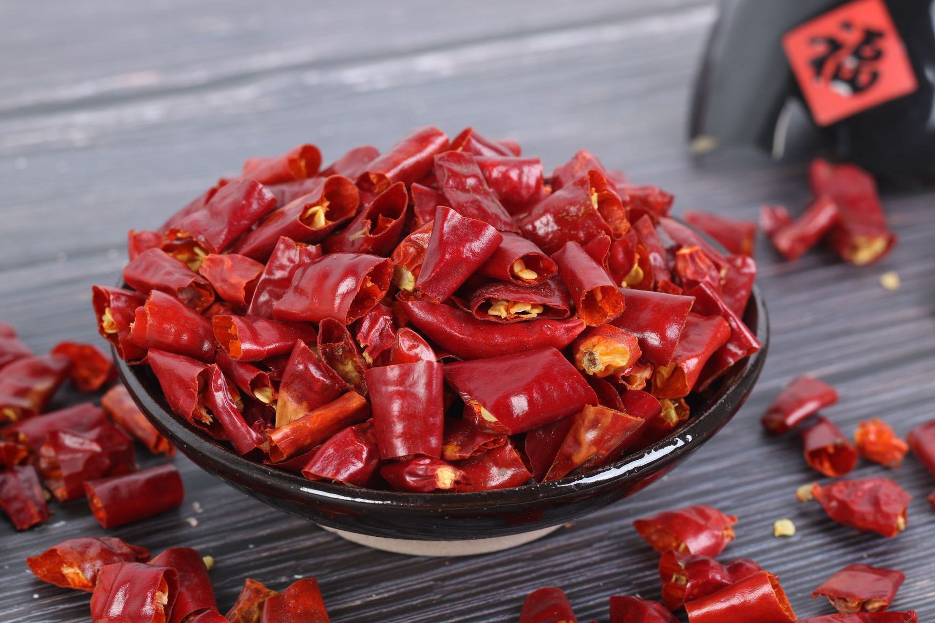 产地货源辣椒段内黄新一代火锅底料调味料干辣椒海椒节500g批发