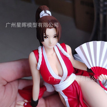 新款 拳皇98 压泡面 不知火舞 人偶模型 车载摆件 小手办批发