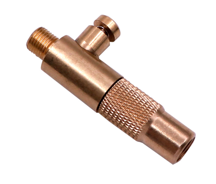 车载充气泵接头汽车轮胎充气头快速充气夹头转接头铜充气嘴转接