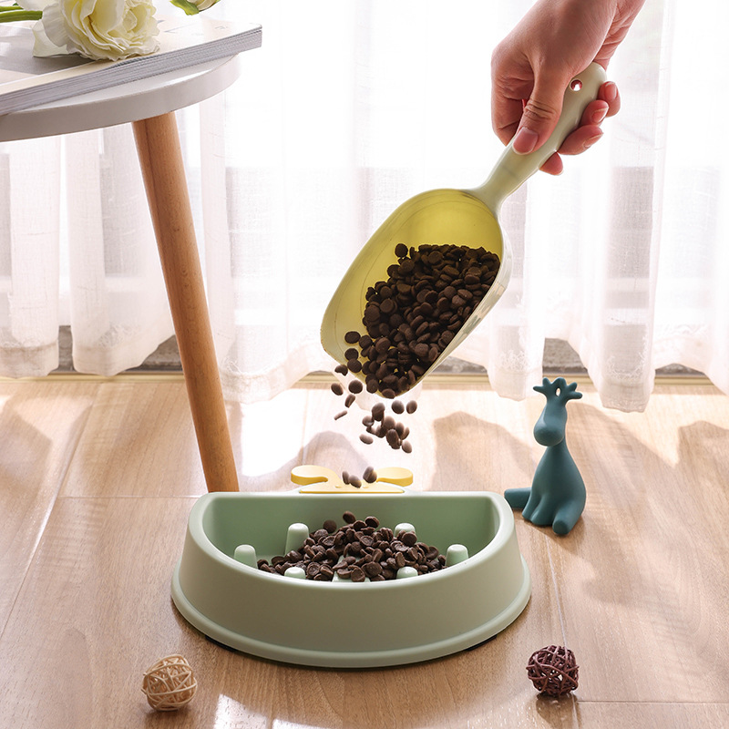 Pet Bowl Slow Feeding Bowl Feeder Anti-Choke Cartoon Ladybug Dog/Cat Bowl Pet Supplies Slow Food Large, Medium and Small