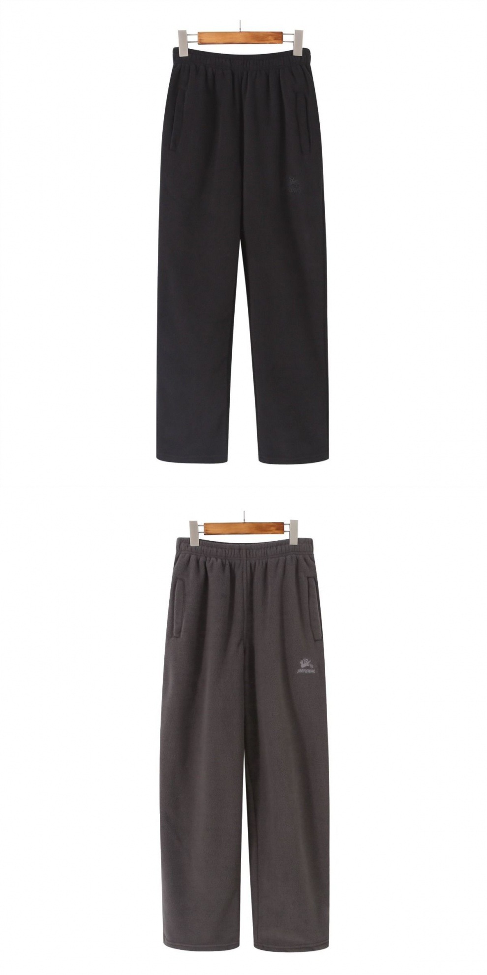 摇粒绒裤子女成人户外秋冬男女中老年保暖抓绒裤加厚摇粒绒裤大码