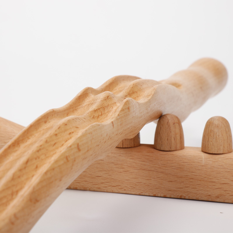 美容院榉木擀筋棒刮痧赶筋体雕 全身背部疏通经络棒刮痧棒2号