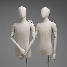 韩版服装店男装模特展示架全身女婚纱黑白半身假人偶橱窗模特道具
