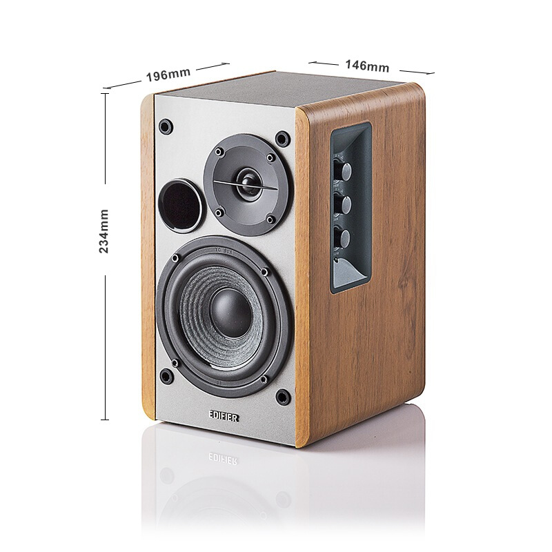 漫步者r1200tii音响笔记本台式机电脑edifier桌面木质音箱多媒体