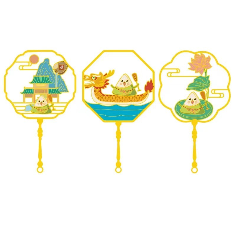 新品端午节书签中国古风金属商务礼品赛龙舟粽子文创纪念伴手礼物