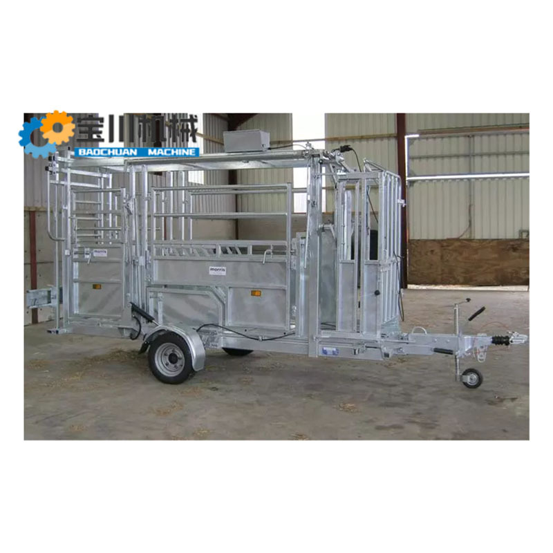 【牛保定架】动物防疫注射移动组合式护栏养殖场牛羊马猪绑定架