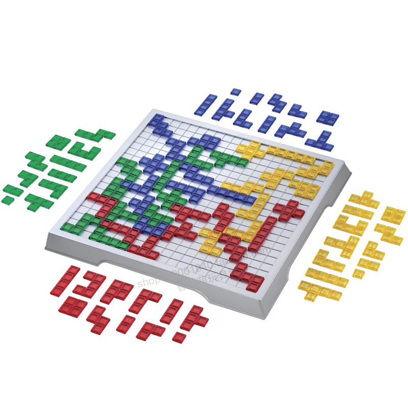 亲子互动桌游角斗士4人版方格策略战略游戏俄罗斯拼盘角色扮演