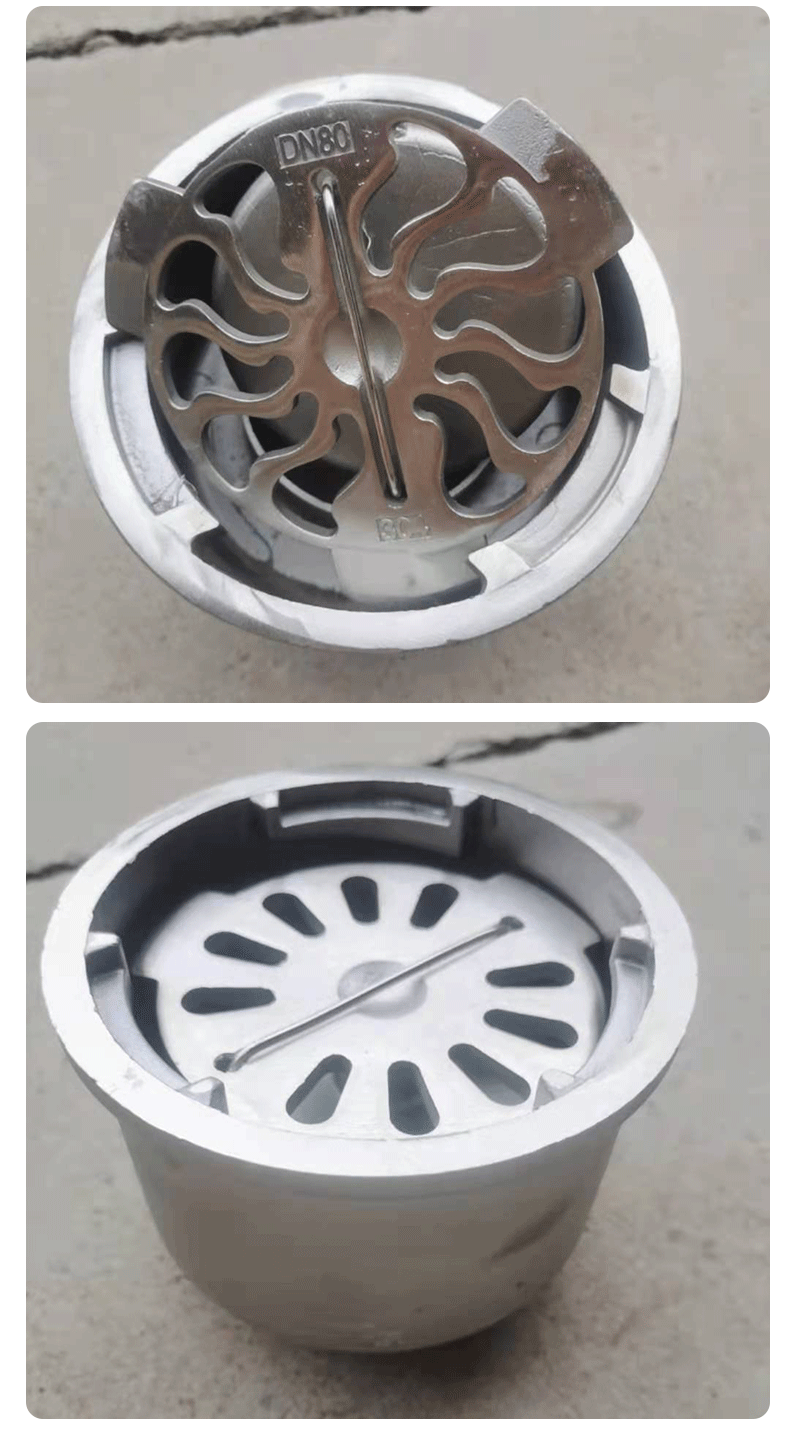 不锈钢地漏厨房淋浴房圆形地漏人防工程防爆地漏卫生间防臭地漏