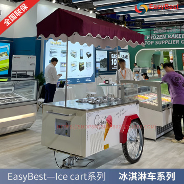 科博easybest冰淇淋车摆摊ice cart easybox桶装冷冻低温展示冷柜