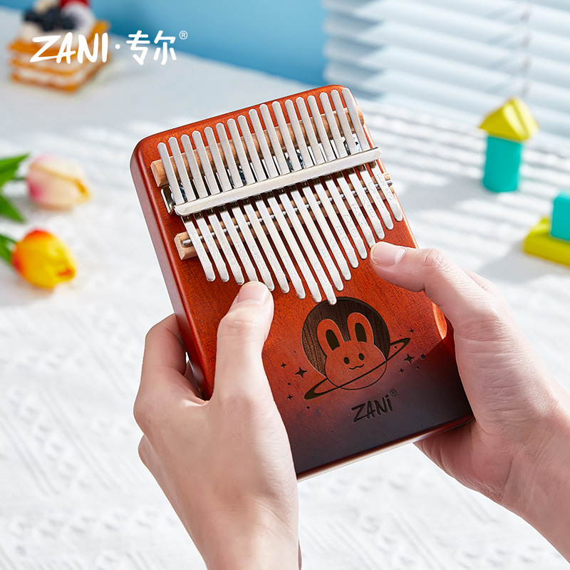zani拇指琴21音卡林巴手指琴初学者手指钢琴17音乐器跨境专供