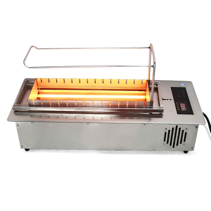 自动烤串机商用无烟烧烤炉电动烧烤机烧烤店烤羊肉串炉自助烤串炉