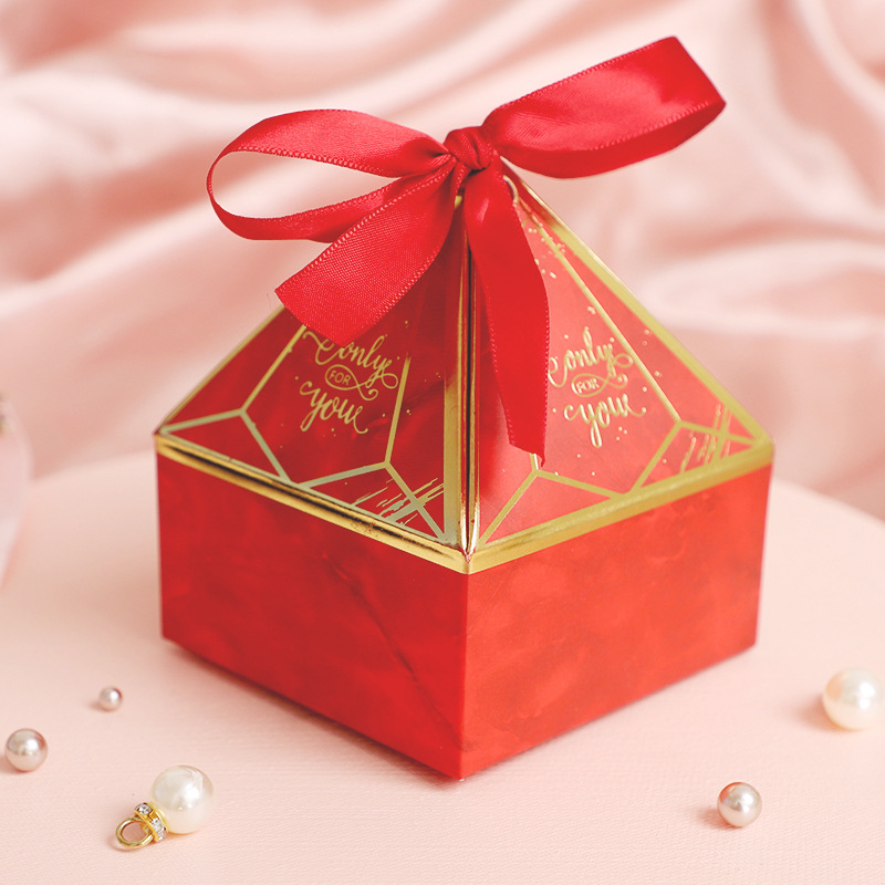 糖盒结婚喜糖盒礼盒装网红婚礼喜糖盒子ins风创意专用纸盒喜糖袋