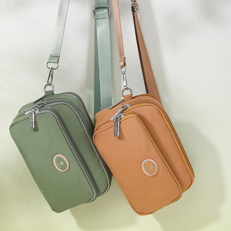 女士小包包休闲布包2024新款跨境纯色时尚潮女包单肩斜挎包小方包